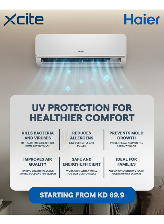 متوفر الآن - Haier Air Conditioners