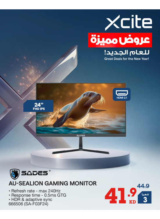 Great Deals for The New Year On Gaming Monitors