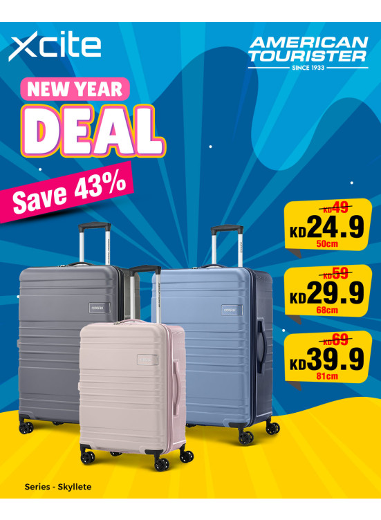 عروض السنة الجديدة من American Tourister