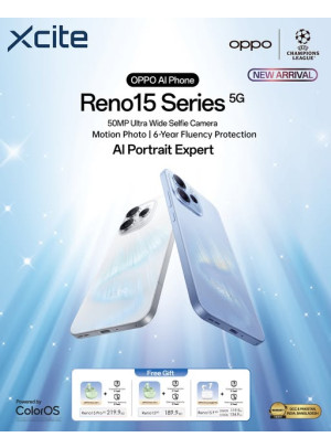 Available now - Oppo Reno 15