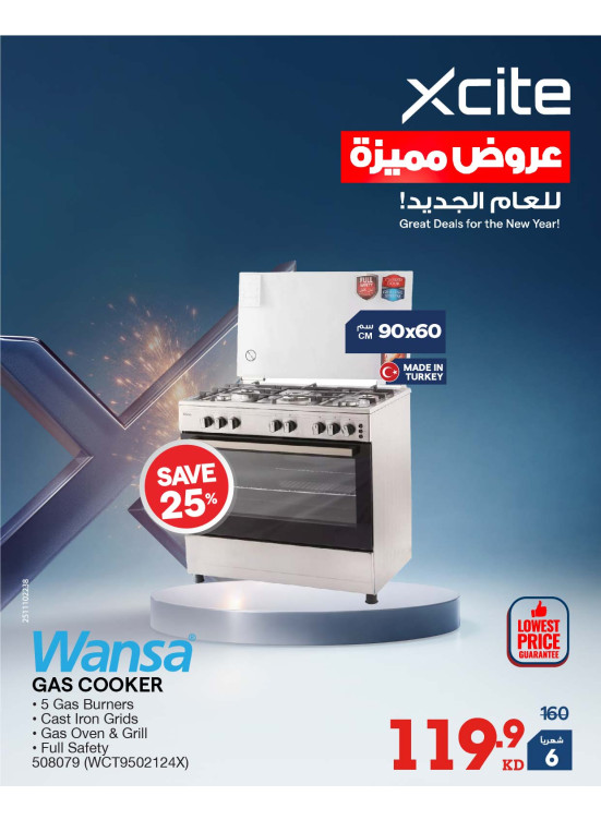 Great Deals for The New Year On Cookers