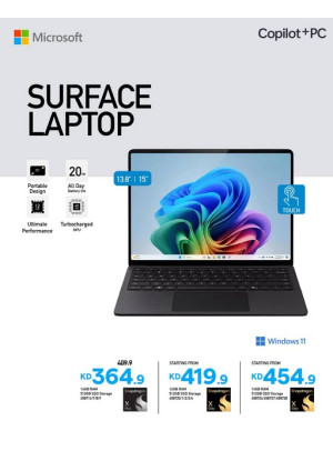 Available now - Microsoft Surface Laptop