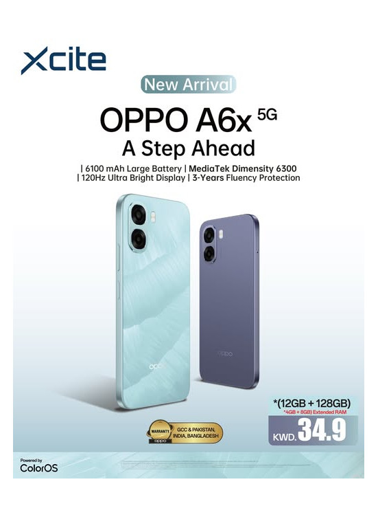 متوفر الآن -OPPO A6x