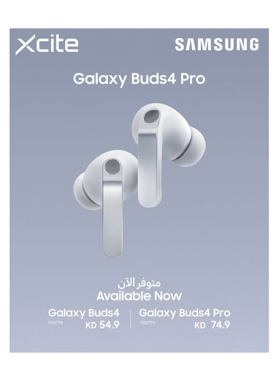 Available now - Galaxy Buds4 Pro