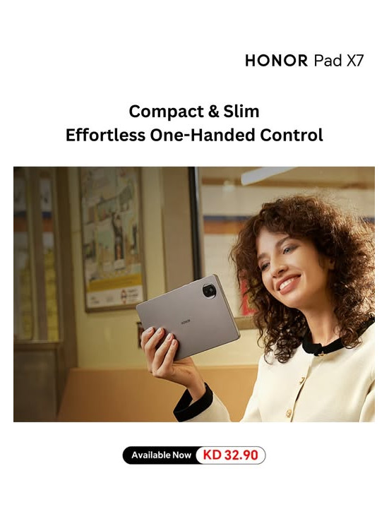 Available now - HONOR Pad X7
