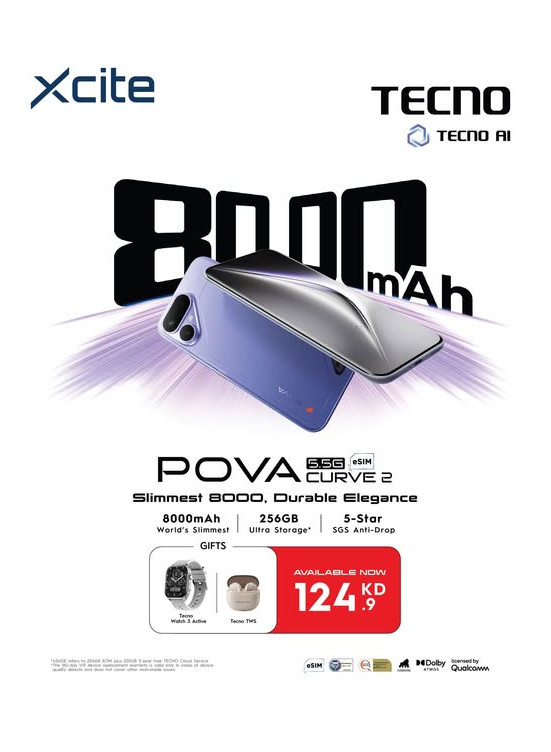 Available now - Tecno POVA Curve 2 5G