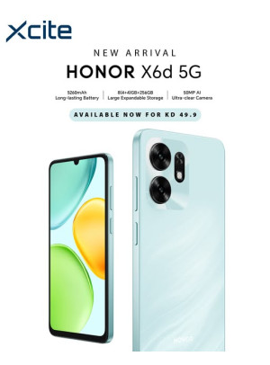 Available now - HONOR X6d 5G