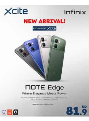Available now - Infinix NOTE Edge