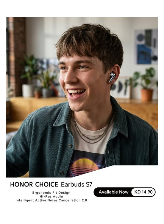متوفر الآن - HONOR CHOICE Earbuds S7