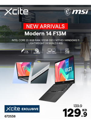 Available now - MSI laptops