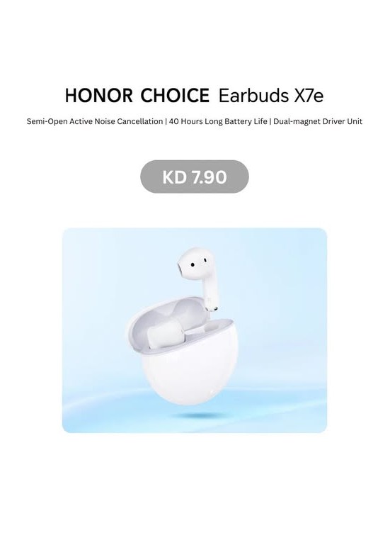 متوفر الآن - HONOR CHOICE Earbuds X7e