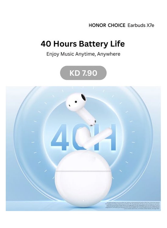 Available now - HONOR CHOICE Earbuds X7e