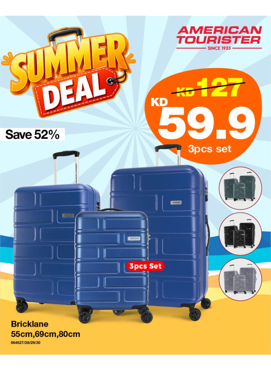 Summer Deals On American Tourister Bricklane & Duncan luggage