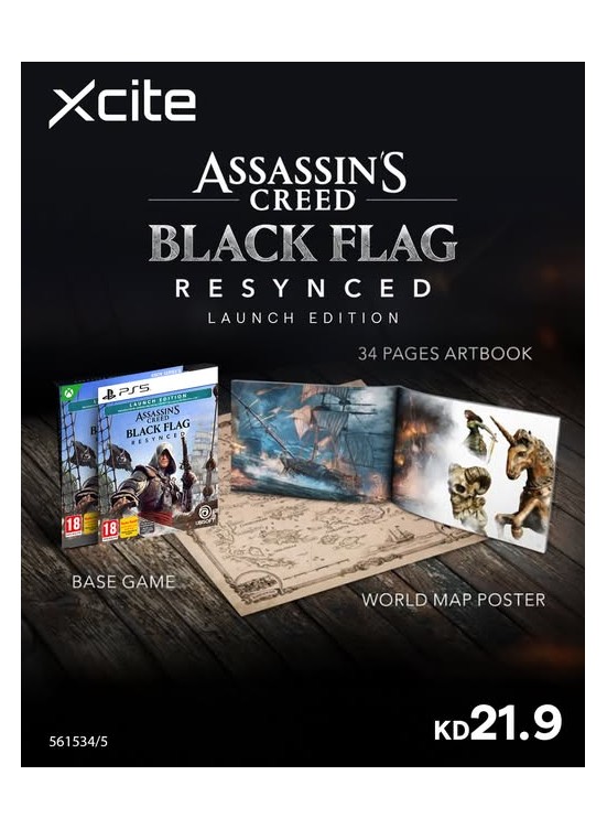 Available now - Assassin's Creed Black Flag Resynced