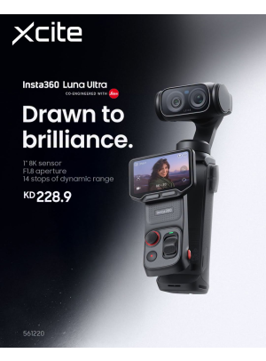 Available now - Insta360 Luna Ultra