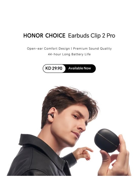 Available now - HONOR CHOICE Earbuds Clips 2 Pro
