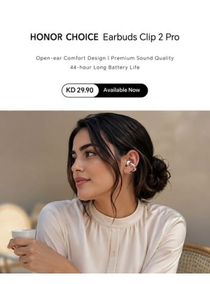 متوفر الآن - HONOR CHOICE Earbuds Clips 2 Pro