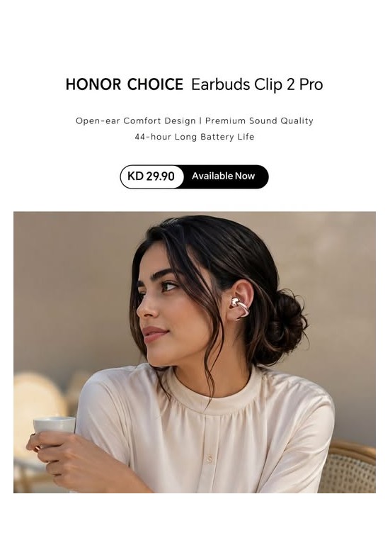 Available now - HONOR CHOICE Earbuds Clips 2 Pro