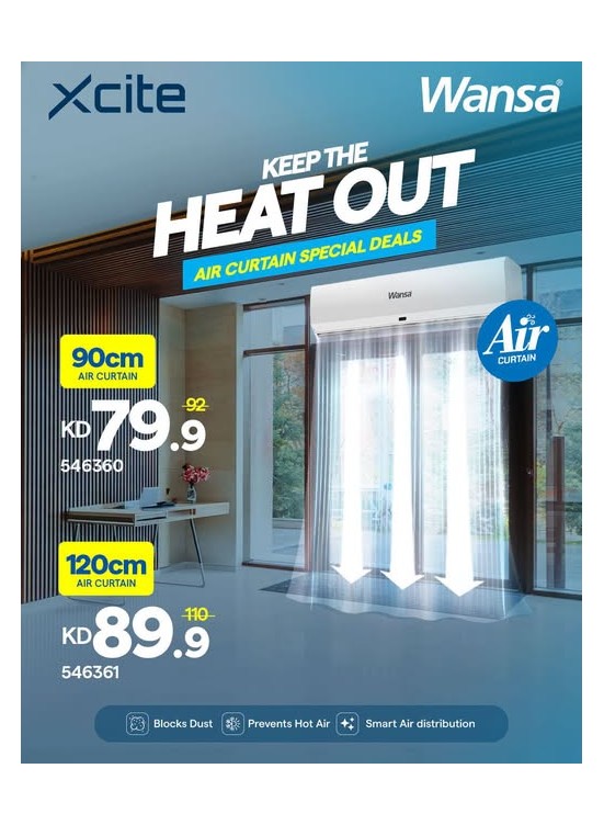 Available now - Wansa Air Curtains