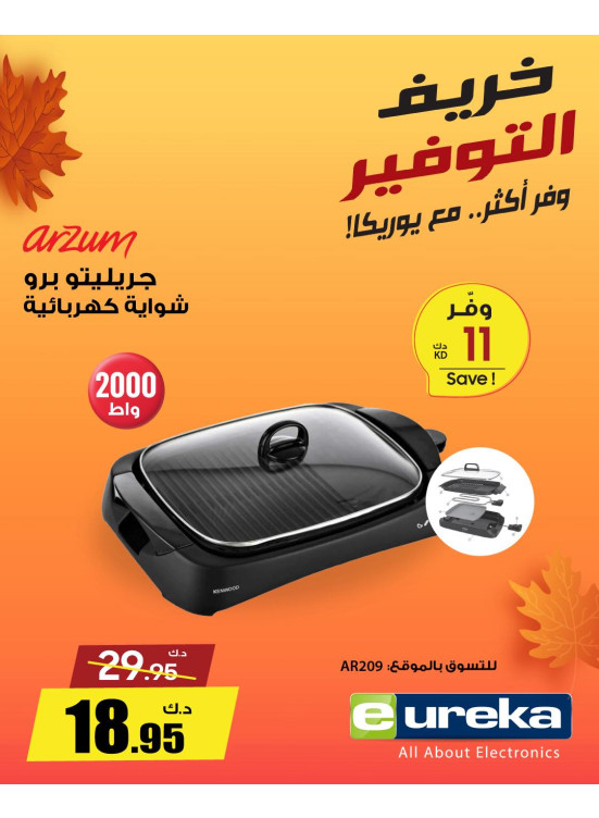 خريف التوفيرعلى أجهزة المنزل الصغيرة