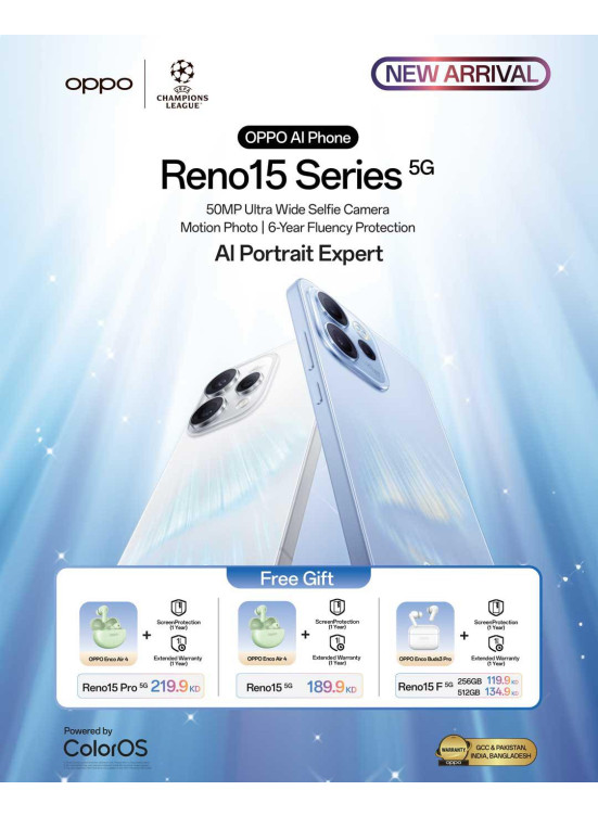 New arrival - OPPO Reno15 5G