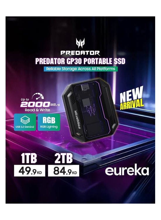 New arrival - Predator GP30 Portable SSD