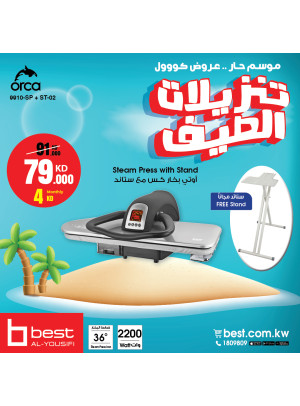 تنزيلات الصيف على مكواة البخار