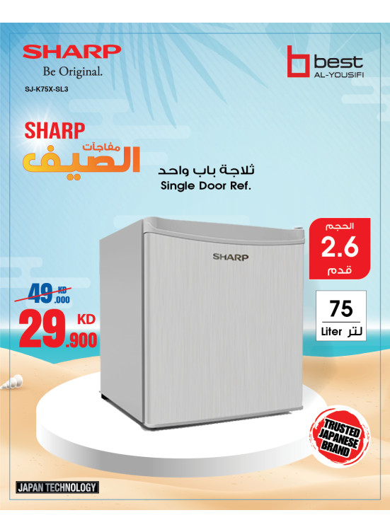 مفاجآت الصيف على ثلاجات الباب الواحد