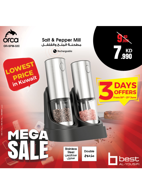 Mega Sale on Salt & Pepper Mills