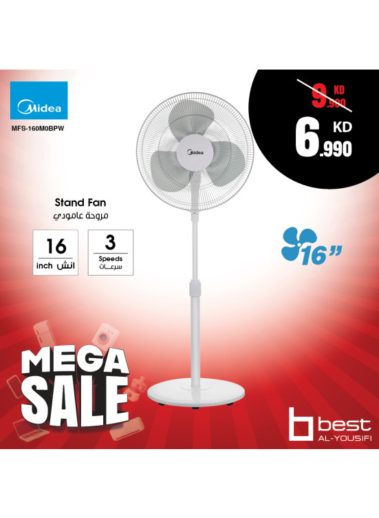 Mega Sale on Midea Fans