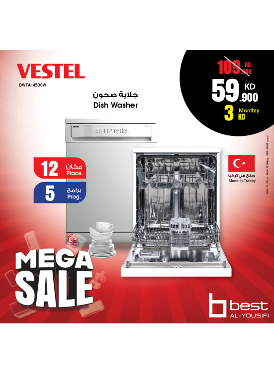 Mega Sale on Dish Washer