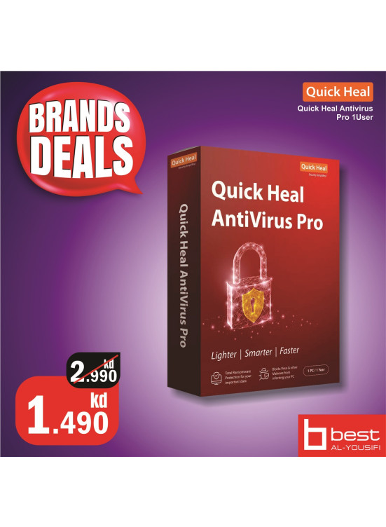 Brands Deals on Quick Heal Antivirus Pro