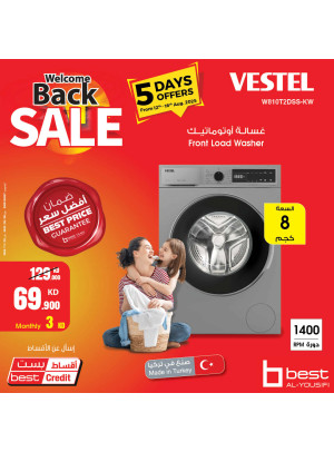 Welcome Back Sale on Washing Machines