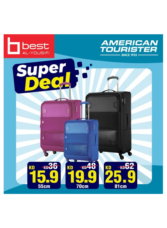 صفقات رائعة من American Tourister