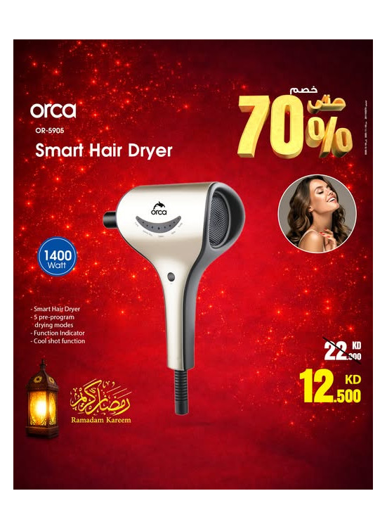 Ramadan Offers on Orca Smart Hair Dryer