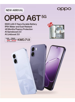 متوفر الآن - OPPO A6T 5G
