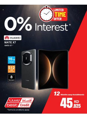 فائدة 0% على أجهزة هواوي