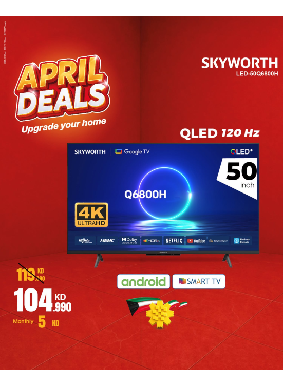April Deals On Smart TVs