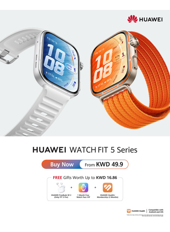 متوفر الآن - HUAWEI WATCH FIT 5