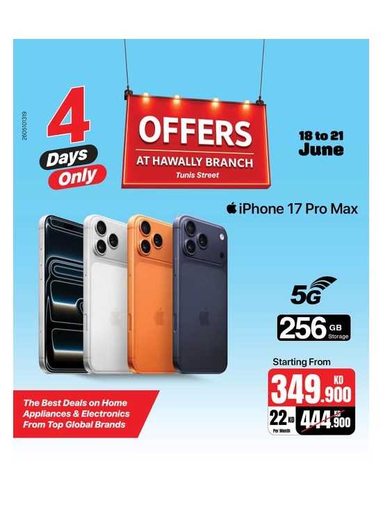 Offers 4 Days On iPhone 17 Pro Max