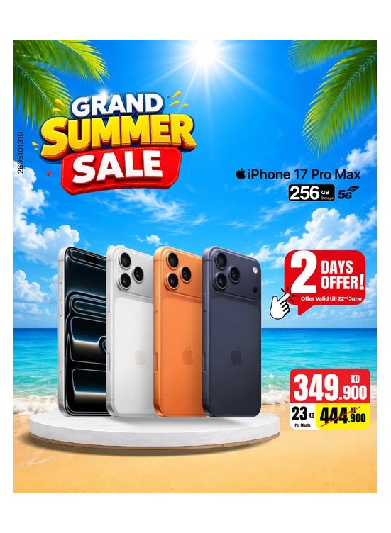 Summer Sale On iPhone 17 Pro Max