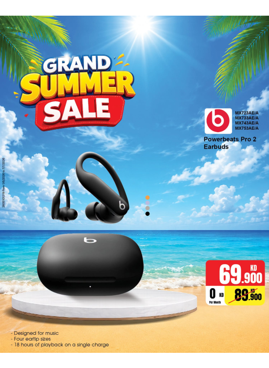 Summer Sale on Earbuds