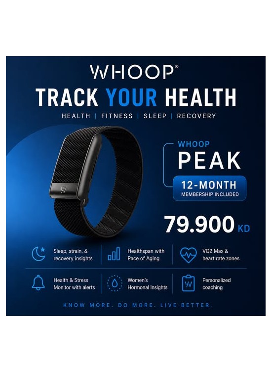Available now - WHOOP Tracker