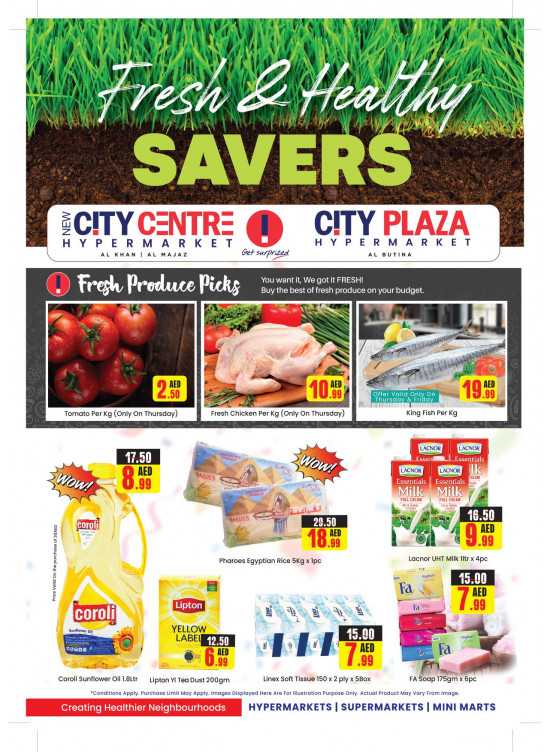 Fresh & Healthy Savers - Al Khan, Al Majaz & Al Butina