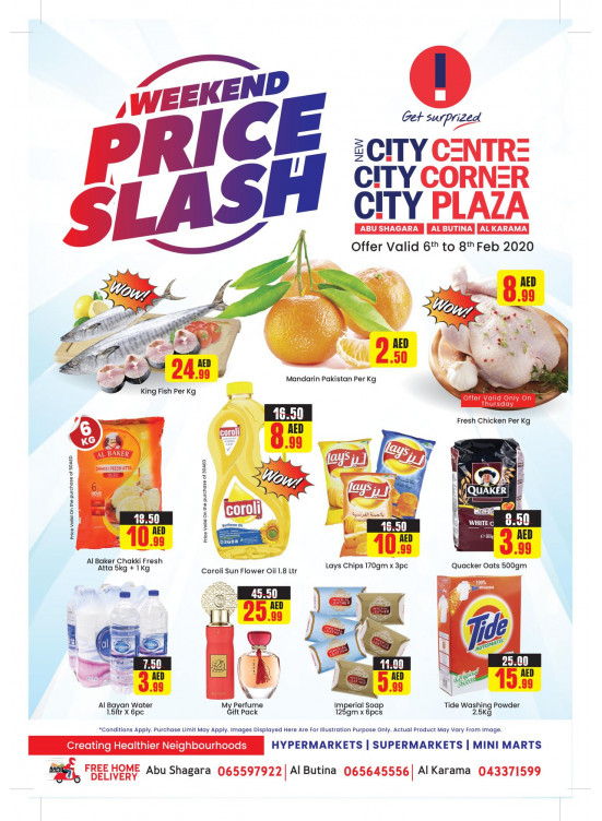 Weekend Price Slash - Abu Shagara, Al Butina & Al Karama 