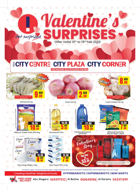 Valentine's Surprises - Abu Shagara, Al Butina & Al Karama