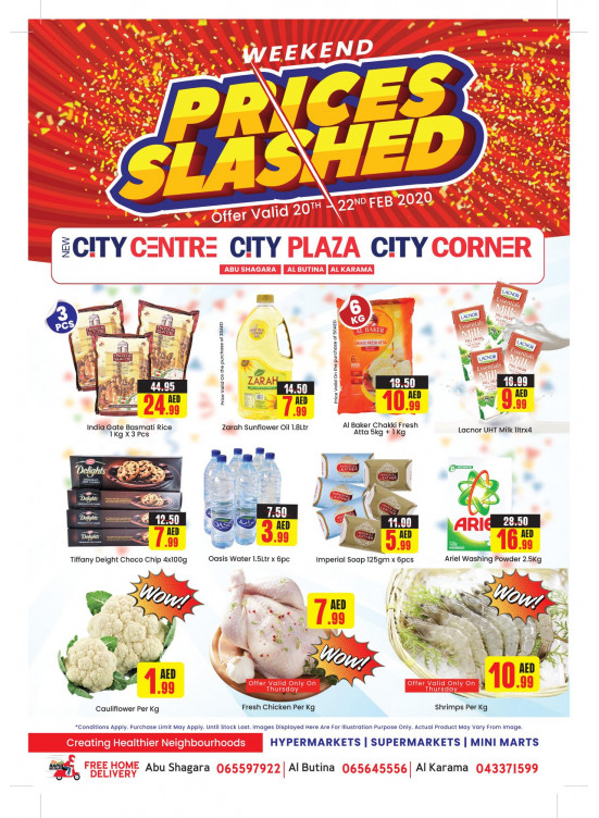 Weekend Prices Slashed - Abu Shagara, Al Butina & Al Karama 
