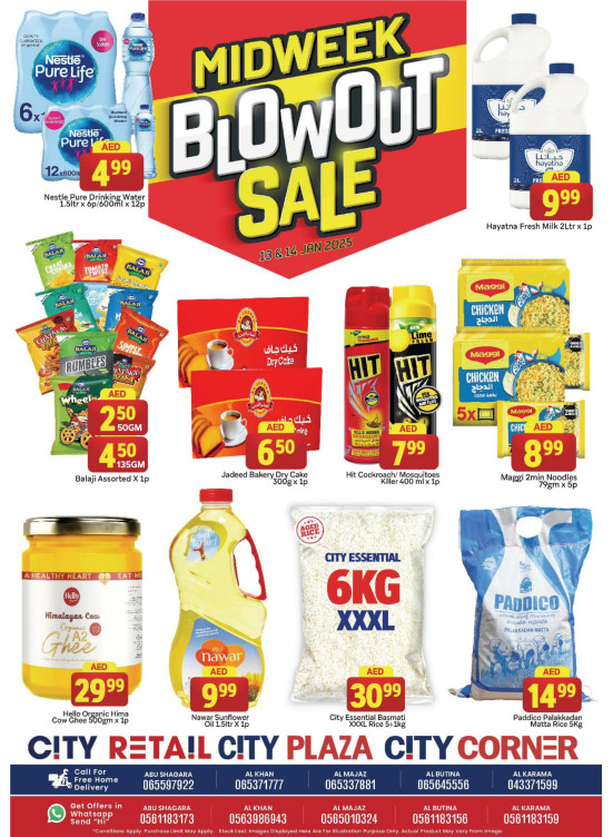 Midweek Blowout Sale