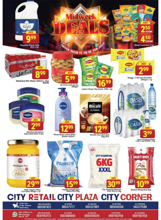 Midweek Deals