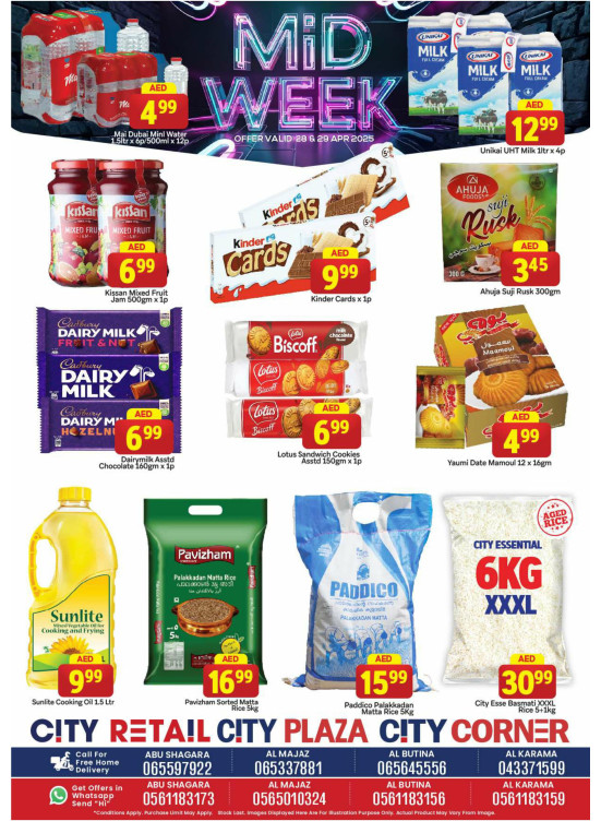 Midweek Deals